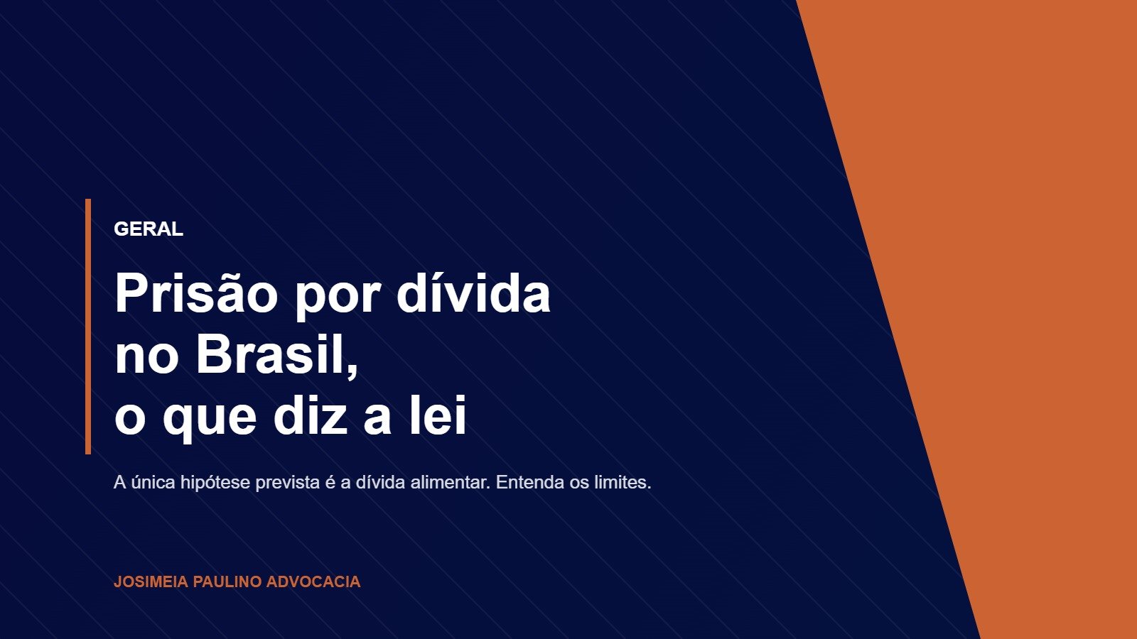 Posso ser preso por dívida no Brasil, o que diz a lei